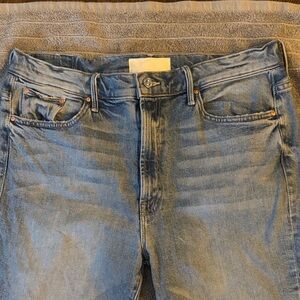 MOTHER Light Blue Straight Jeans